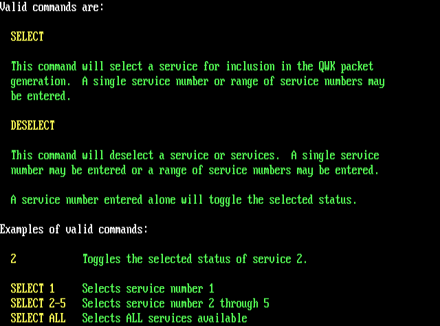ANSI art: QSOSHLP.ANS